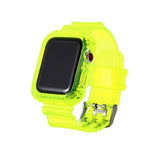 Summer Day クリアー 透明 Apple Watch バンド (Yellow) apple watch バンド givgiv